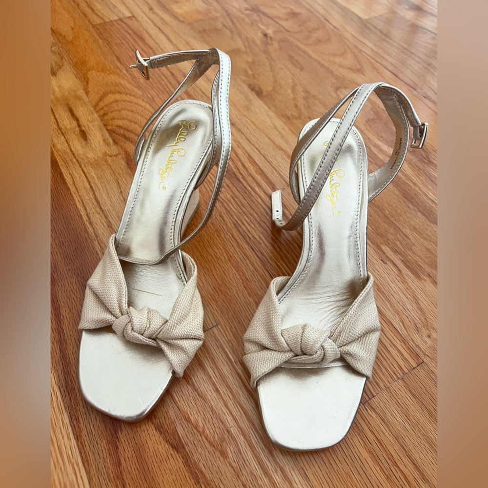 Lilly Pulitzer Emmie Wedge Natural 7